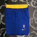 NBA Warriors nike athleisure shorts bleu